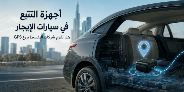 أجهزة التتبع في سيارات الإيجار