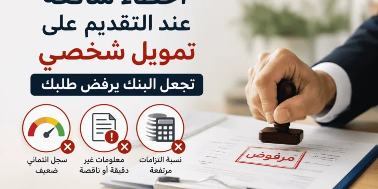 أخطاء شائعة عند التقديم على تمويل شخصي