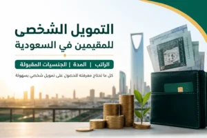 التمويل الشخصي للمقيمين في السعودية: الراتب والمدة والجنسيات المقبولة