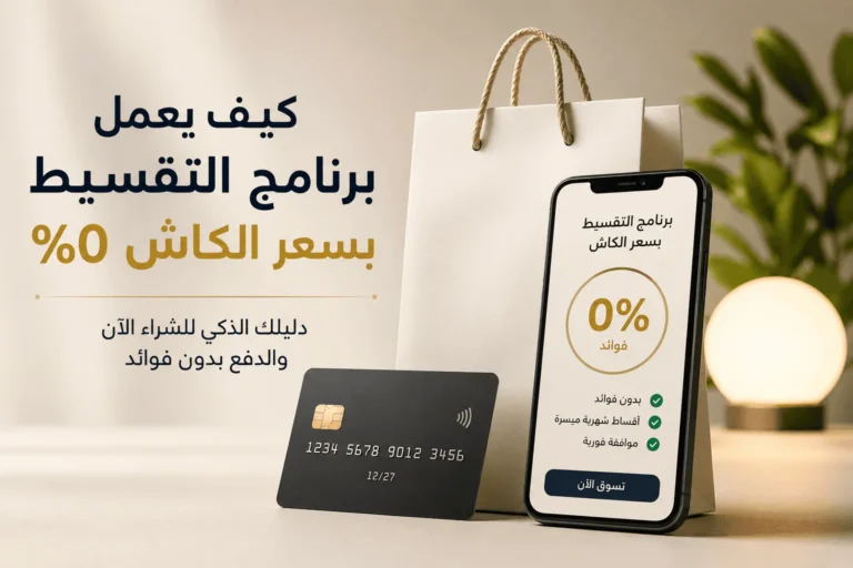 كيف يعمل برنامج التقسيط بسعر الكاش 0% في البنوك السعودية؟