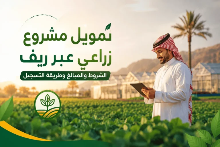 تمويل مشروع زراعي عبر ريف: الشروط والمبالغ وطريقة التسجيل