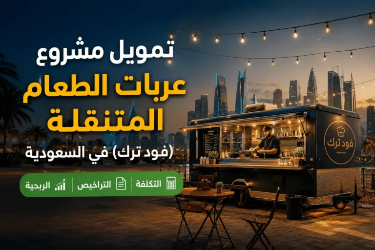 تمويل مشروع عربات الطعام المتنقلة (فود ترك) في السعودية: التكلفة والتراخيص والربحية