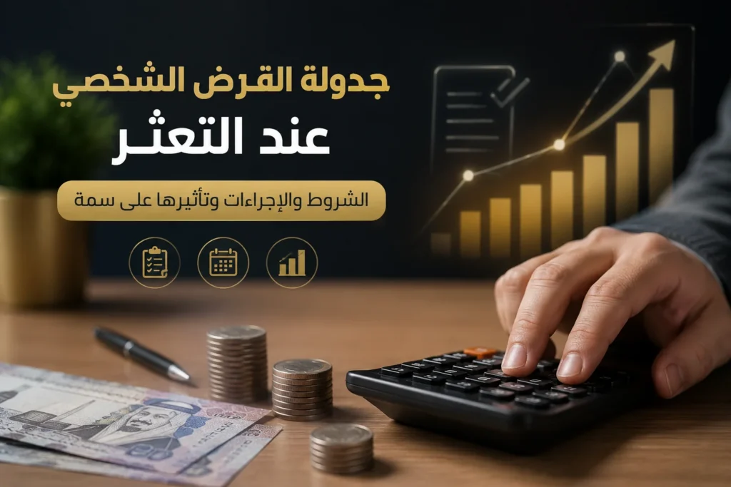 جدولة القرض الشخصي عند التعثر: الشروط والإجراءات وتأثيرها على سمة