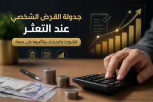 جدولة القرض الشخصي عند التعثر: الشروط والإجراءات وتأثيرها على سمة