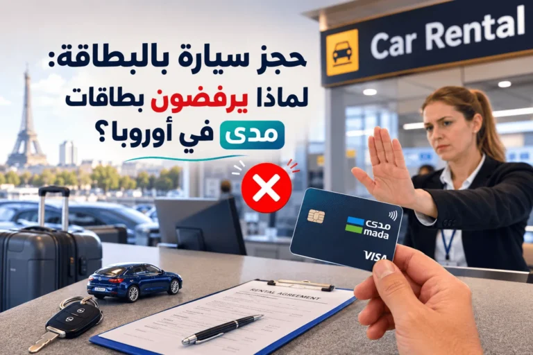 حجز سيارة بالبطاقة: لماذا يرفضون بطاقات مدى عند استئجار السيارات في أوروبا