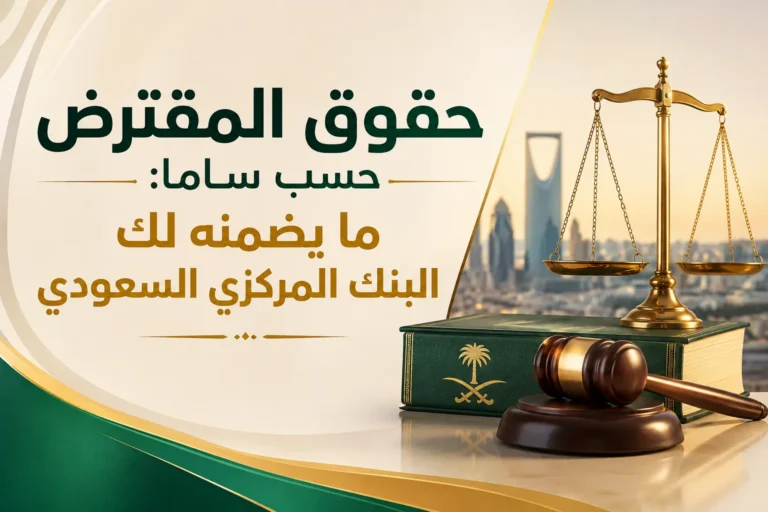 حقوق المقترض حسب ساما: ما يضمنه لك البنك المركزي السعودي