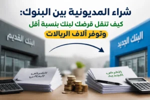شراء المديونية بين البنوك: كيف تنقل قرضك لبنك بنسبة أقل وتوفر آلاف الريالات