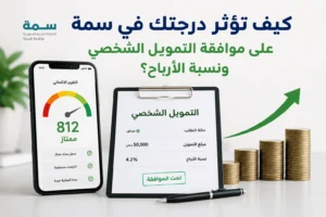 كيف تؤثر درجتك في سمة على موافقة التمويل الشخصي ونسبة الأرباح