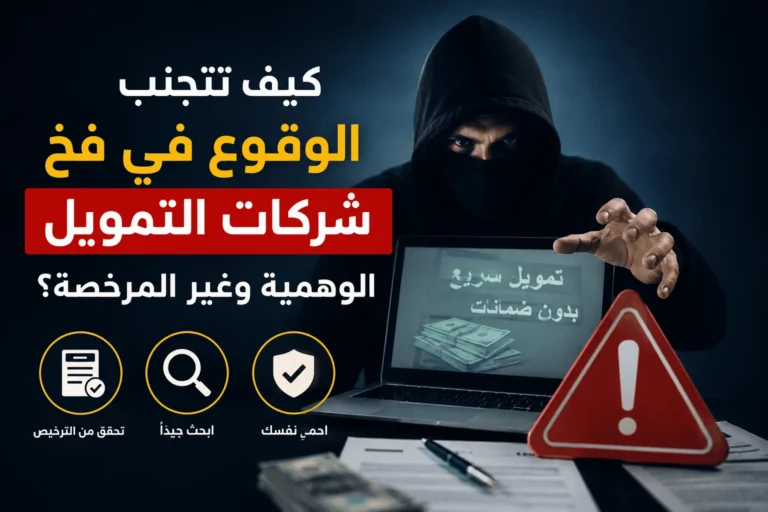 كيف تتجنب الوقوع في فخ شركات التمويل الوهمية وغير المرخصة؟