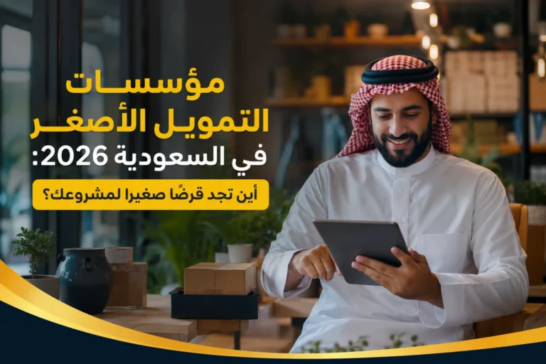 مؤسسات التمويل الأصغر في السعودية 2026: أين تجد قرضًا صغيرًا لمشروعك؟
