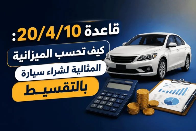 قاعدة 20/4/10 لشراء السيارة: كيف تستخدمها لتحديد ميزانيتك؟