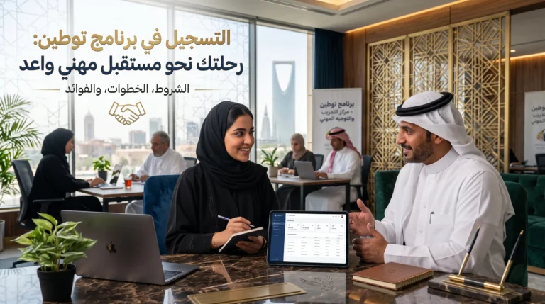 التسجيل في برنامج توطين: الخطوات والشروط وطريقة الاستفادة