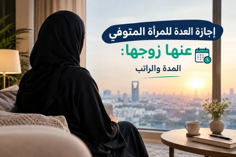 إجازة العدة للمرأة المتوفى عنها زوجها: المدة والراتب