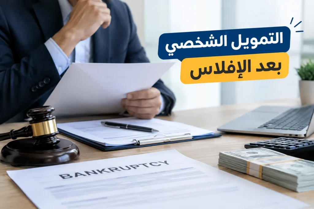 التمويل الشخصي بعد الإفلاس: هل تقدر تحصل على تمويل بعد إجراءات الإفلاس؟