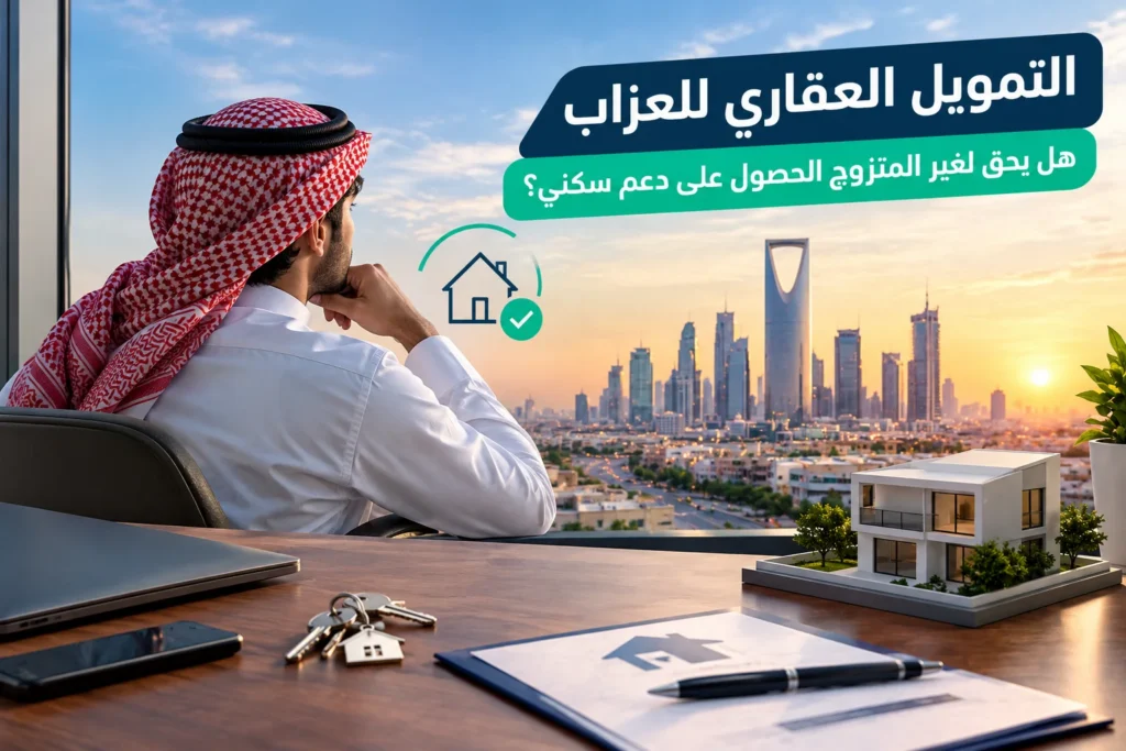 التمويل العقاري للعزاب: هل يحق لغير المتزوج الحصول على دعم سكني؟