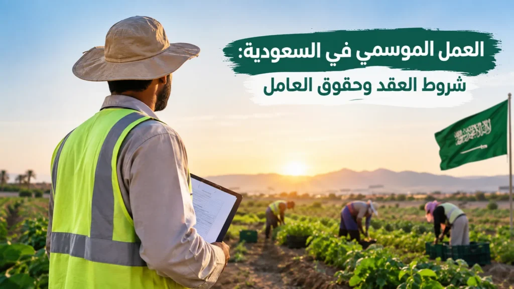 العمل الموسمي في السعودية: شروط العقد وحقوق العامل