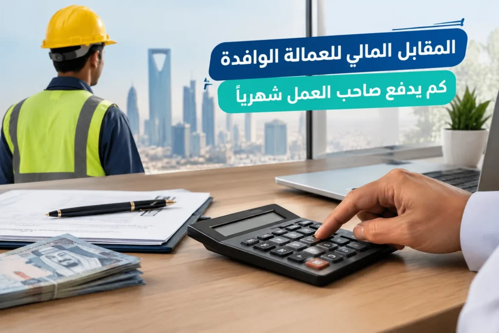 المقابل المالي للعمالة الوافدة: كم يدفع صاحب العمل شهرياً