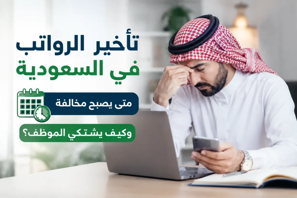 تأخير الرواتب في السعودية: متى يصبح مخالفة وكيف يشتكي الموظف؟