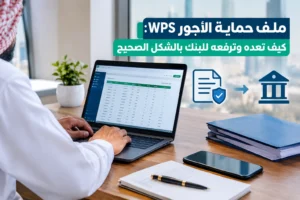 ملف حماية الأجور WPS: كيف تعده وترفعه للبنك بالشكل الصحيح