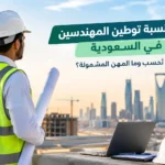 نسبة توطين المهندسين في السعودية: كيف تُحسب وما المهن المشمولة؟