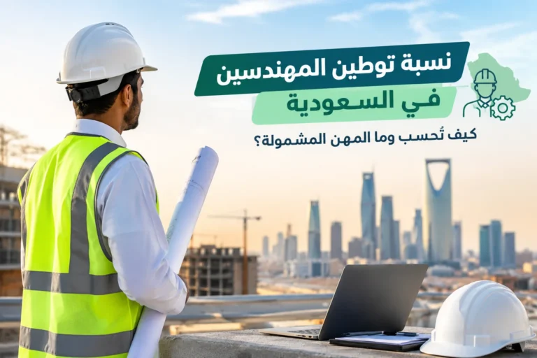 نسبة توطين المهندسين في السعودية: كيف تُحسب وما المهن المشمولة؟