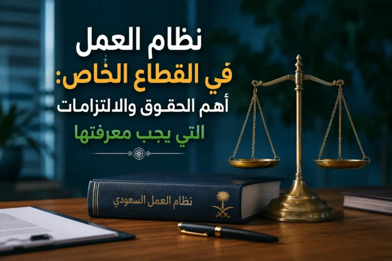 نظام العمل في القطاع الخاص: أهم الحقوق والالتزامات التي يجب معرفتها