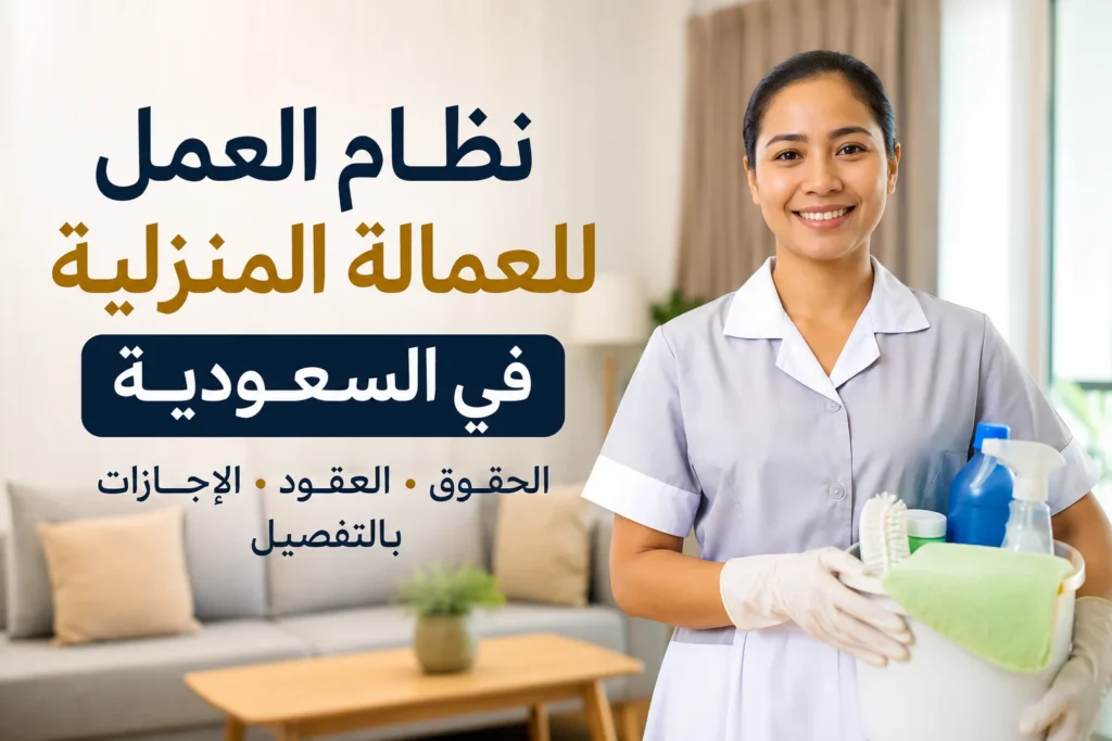 نظام العمل للعمالة المنزلية في السعودية: الحقوق والعقود والإجازات بالتفصيل
