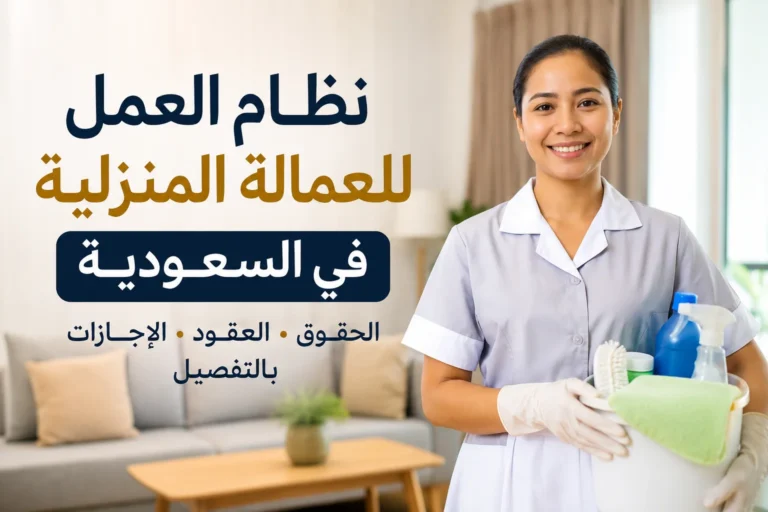 نظام العمل للعمالة المنزلية في السعودية: الحقوق والعقود والإجازات بالتفصيل