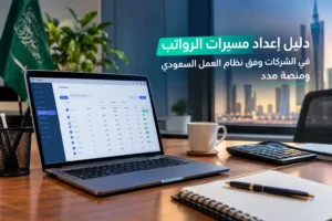 دليل إعداد مسيرات الرواتب في الشركات وفق نظام العمل السعودي ومنصة مدد