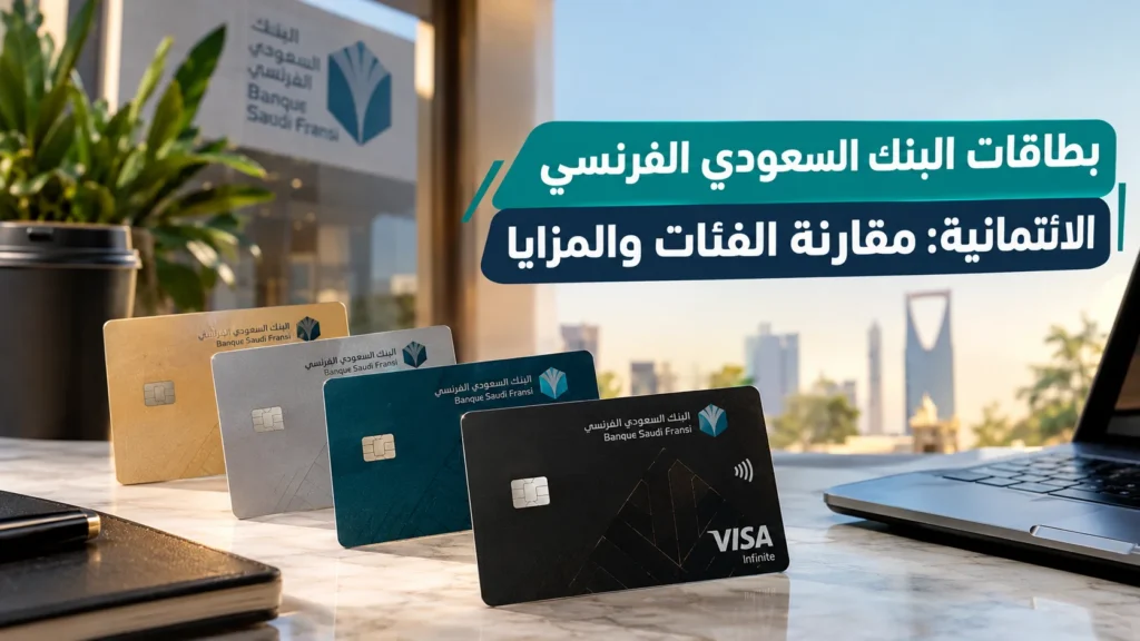 بطاقات البنك السعودي الفرنسي الائتمانية: مقارنة الفئات والمزايا