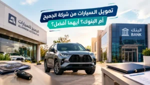 تمويل السيارات من شركة الجميح أم البنوك؟ أيهما أفضل؟