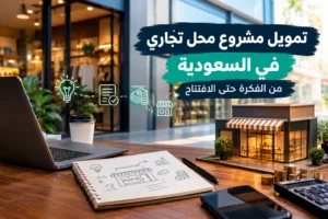 تمويل مشروع محل تجاري في السعودية: من الفكرة حتى الافتتاح